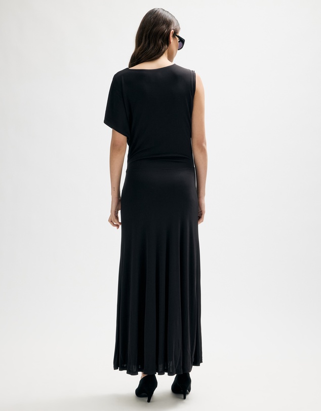 Minima Esenciales - Alba Draped Jersey Maxi Dress