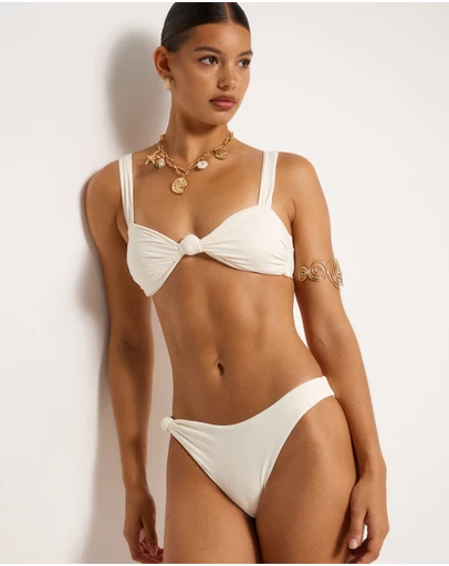 AERE - Knot Bandeau Bikini Top