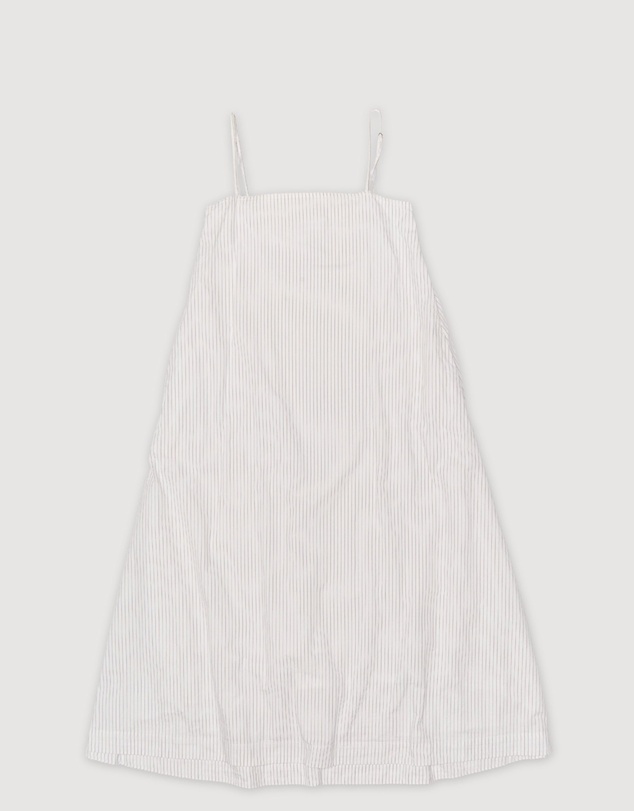Revibe - Repaired Assembly Label Cotton Stripe Slip Dress