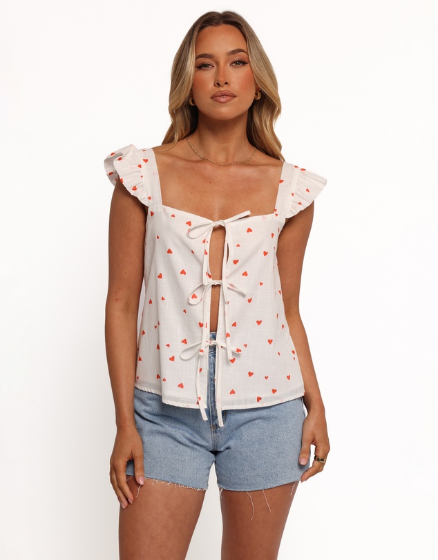 Petal & Pup - Elsie Top - Ditsy Heart