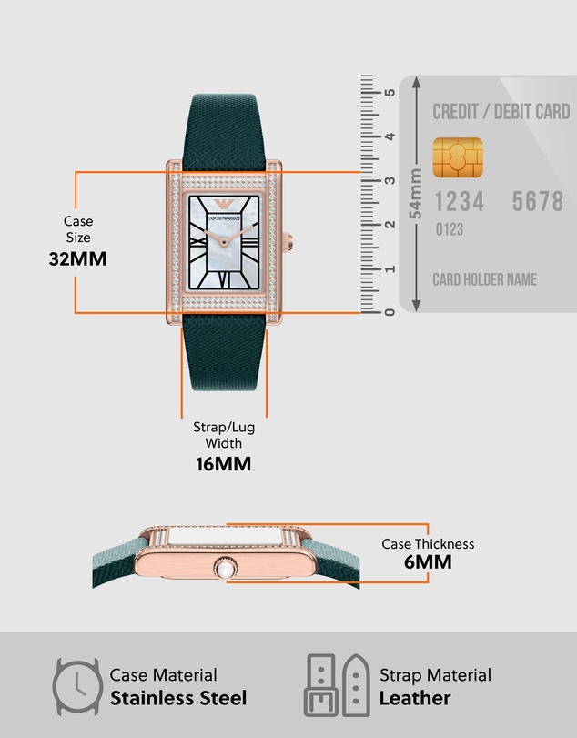 Emporio Armani - Green Analogue Watch