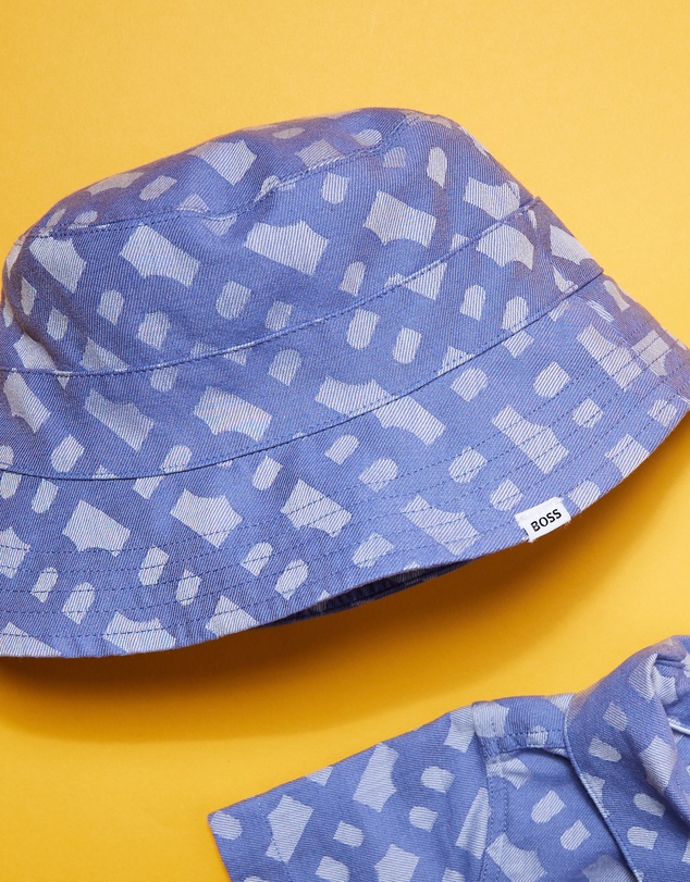 BOSS - Short Sleeve All-in-One and Bucket Hat Set - Babies