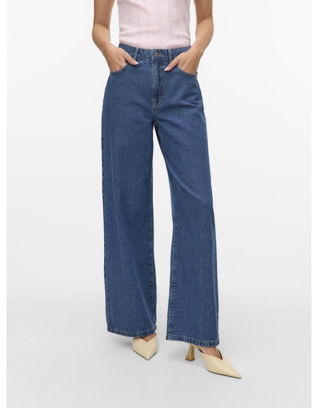 Vero Moda - Kirsa High Waisted Wide Jeans