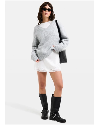 Alice In The Eve - Joy Lace Mini Skirt