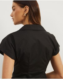 Atmos&Here - Marcy Pin Tuck Midi Dress