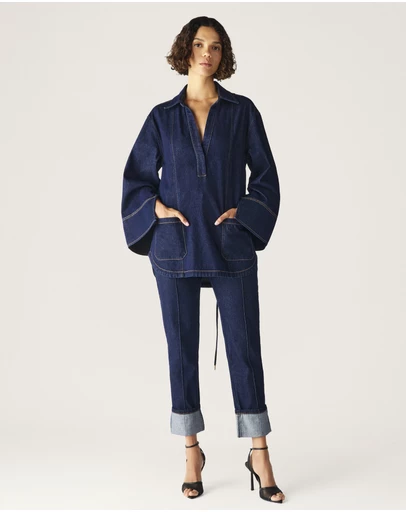 MOS The Label - Sonia Denim Tunic Top