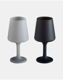 porter green - swepp | silicone unbreakable wine glasses