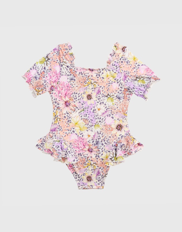 Aqua Blu Kids - Daisy Short Sleeve One Piece - Kids