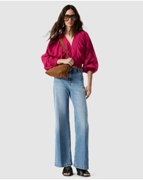 & Other Stories - Smocked Puff-Sleeve Blouse