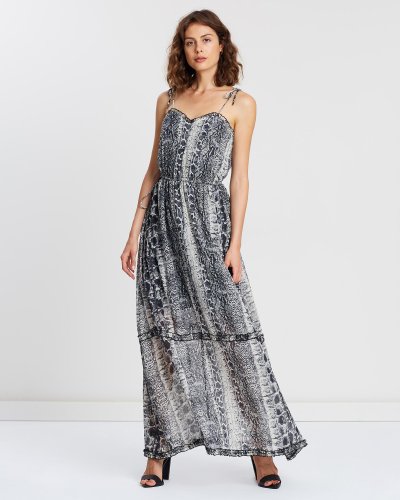 Ava Snake Maxi Dress