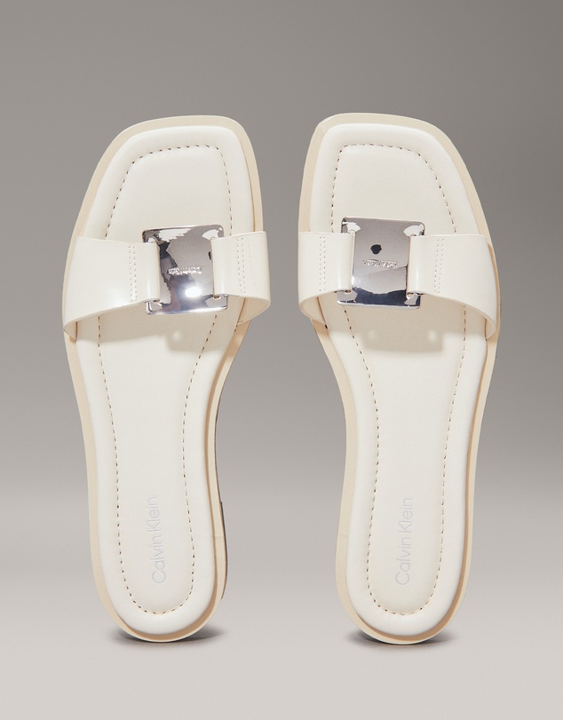 Calvin Klein - Leather Slides