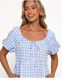 Petal & Pup - Dorothea Mini Dress - Blue