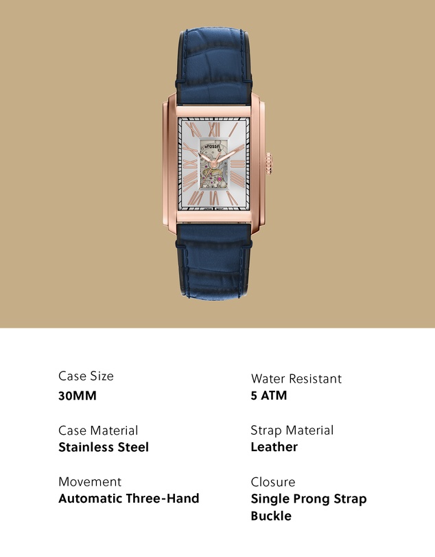 Fossil - Carraway Blue Analogue Watch