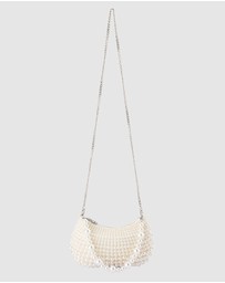 Olga Berg - Pia Pearl Croissant Bag
