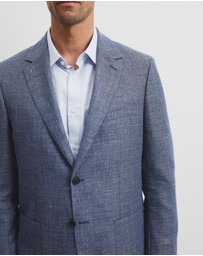 Country Road - Regular Wool Blend Houndstooth Jacket