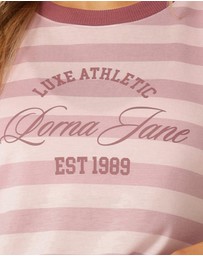 Lorna Jane - Luxe Athletic Stripe T-Shirt