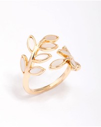 Lovisa - Gold Cats Eye Laurel Ring