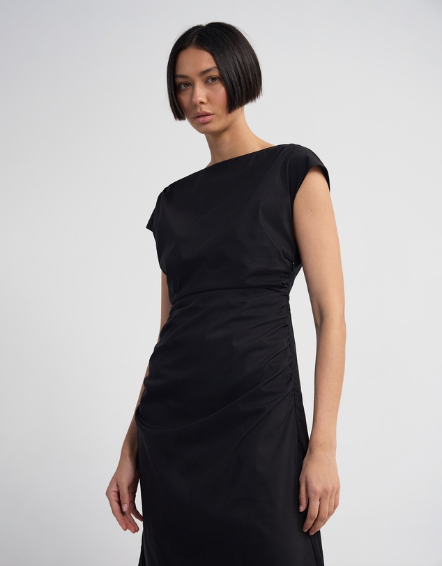 Oxford - Montana Stretch Boatneck Dress