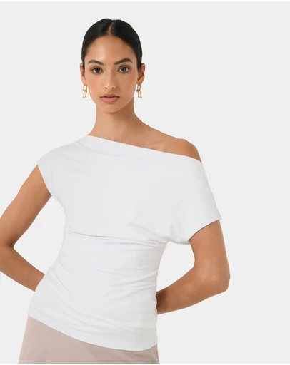 Forcast - Mia Off Shoulder Jersey Top