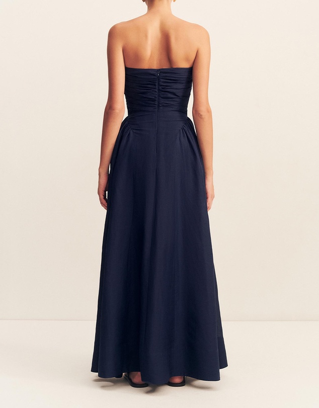 Shona Joy - Celeste Strapless Panelled Maxi Dress