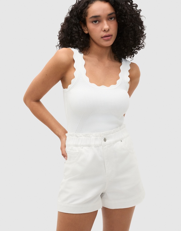 Seed Heritage - Core Denim Relaxed Paperbag Short