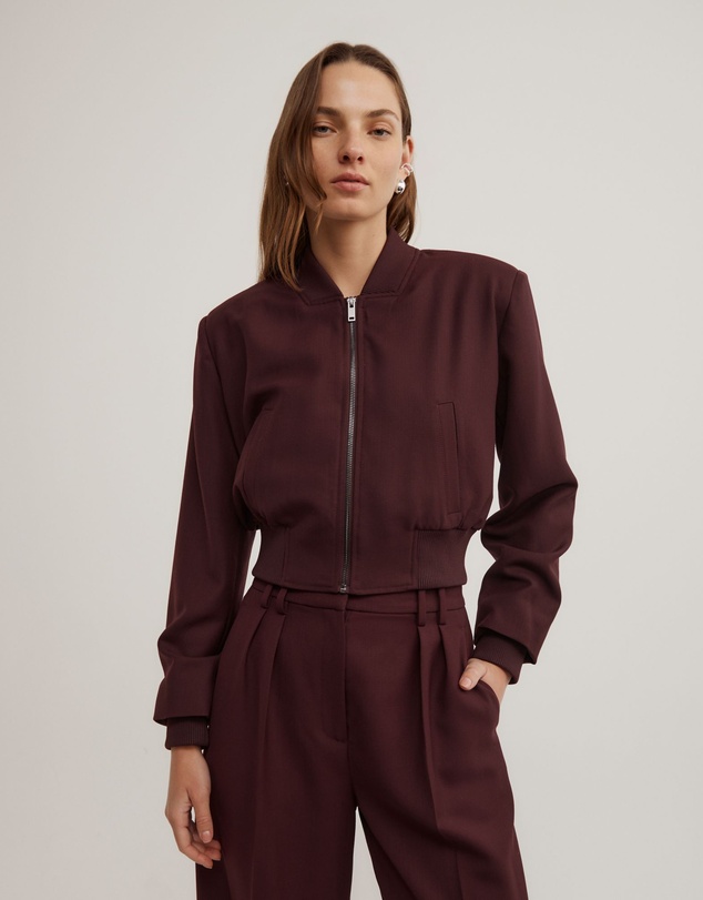 Witchery - Shoulder Pad Bomber Jacket