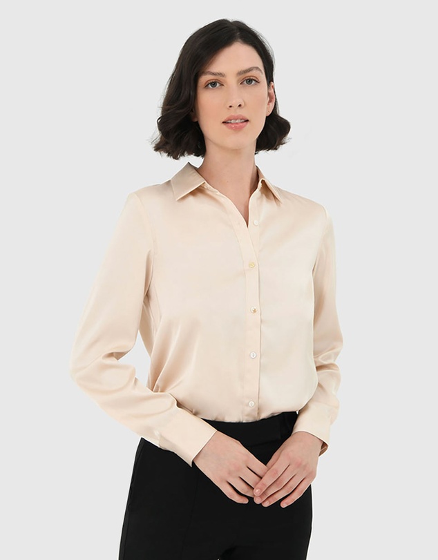 Forcast - Leon Loose Fit Satin Blouse