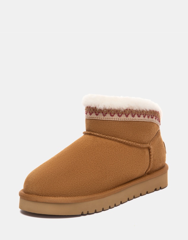 EVERAU - Australian Shepherd Ugg Mini Liora Cow Suede Upper UGG Boots