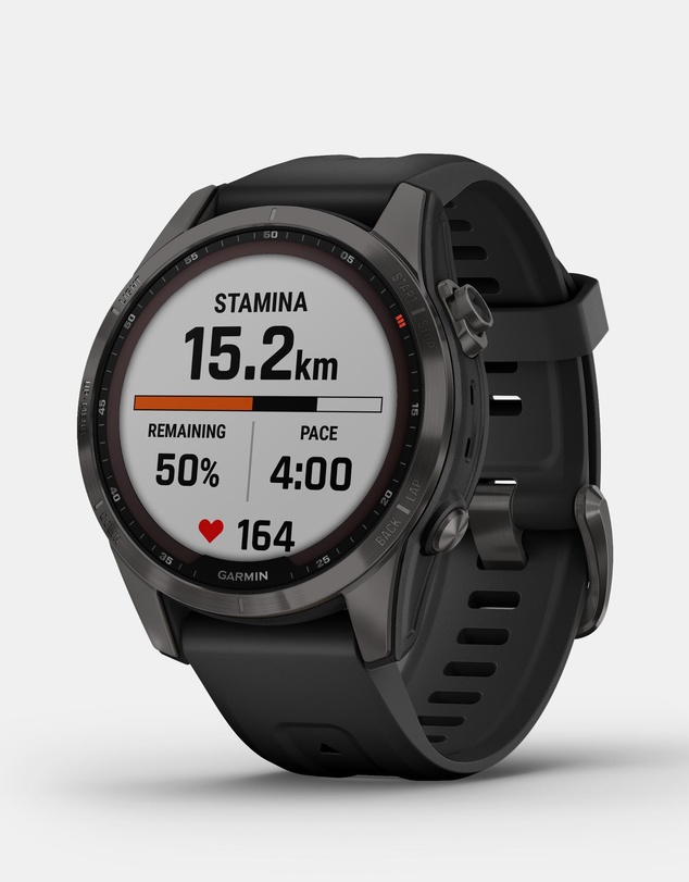 Garmin - fenix® 7S Sapphire Solar