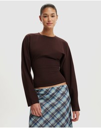 Cotton On - Blair Batwing Long Sleeve Top