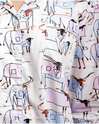 Sant And Abel - Women's Drawbertson Longhorns Night Shirt