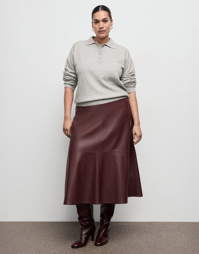 M.N.G - Long-Sleeved Polo-Neck Sweater