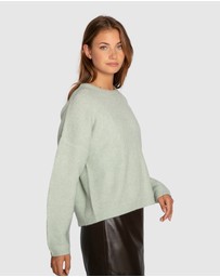 Belle & Bloom - Wrap Me Up Scarf Sweater