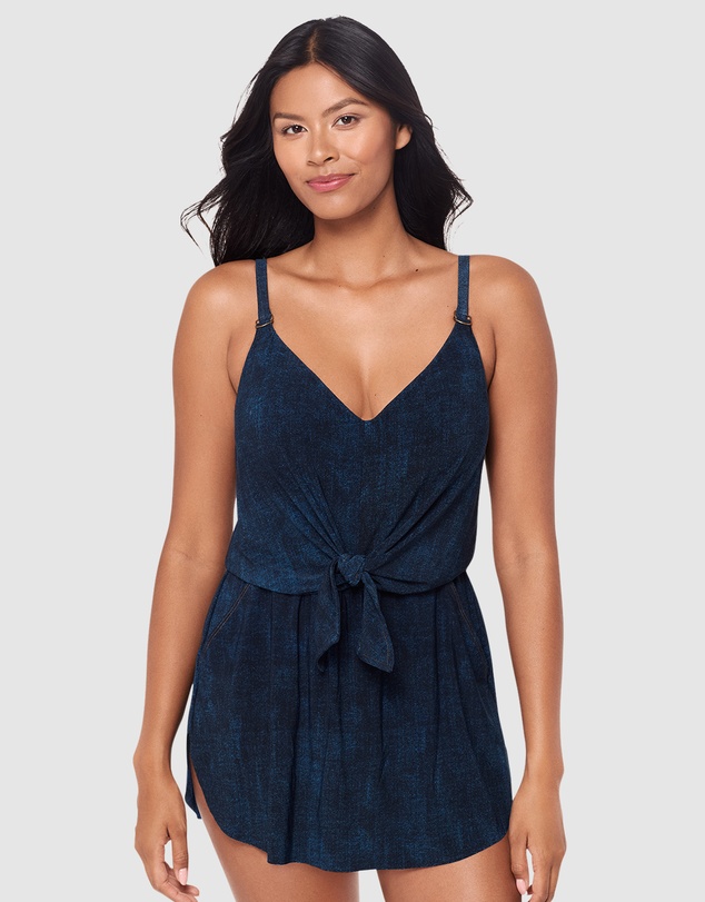 Magicsuit - Billie Jean Kami Short Swimdress with Hidden Shaping