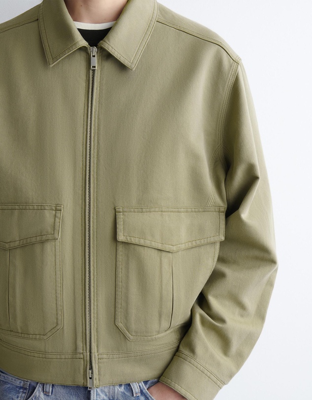 COS - Cotton-Blend Zip-Up Utility Jacket