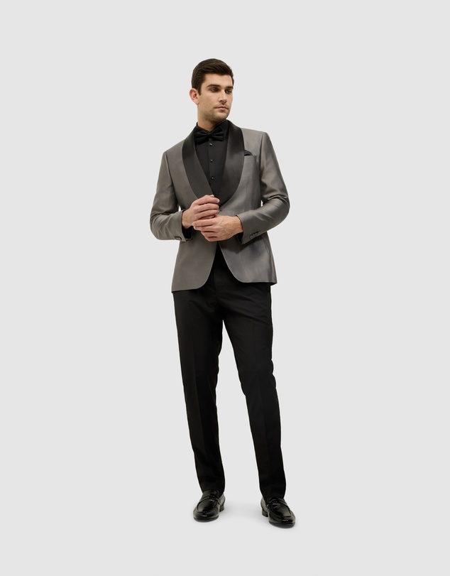 Politix - Black Tie Wool-silk Tuxedo