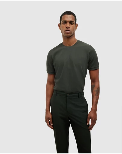 Politix - Slim Fit Jacquard Texture Tee