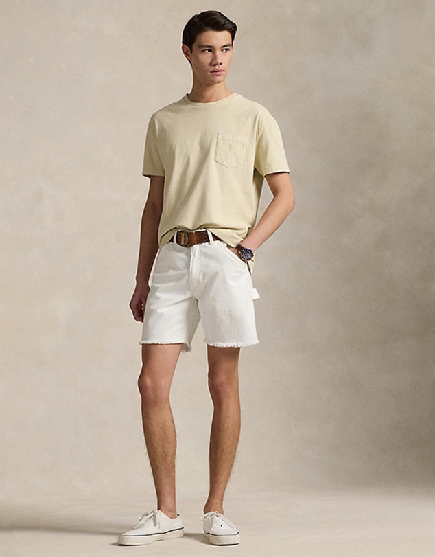 Polo Ralph Lauren - Custom Slim Mineral-Dyed Pocket T-Shirt