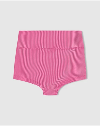 Zulu & Zephyr Mini - Mini Stripe Rib Boy Shorts - Kids