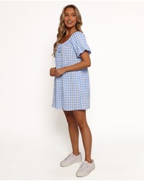 Petal & Pup - Dorothea Mini Dress - Blue