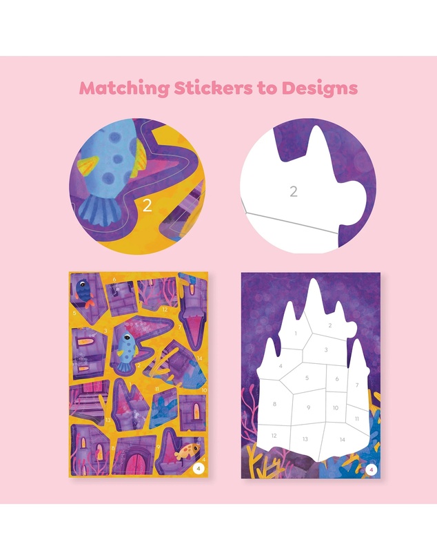 Tiger Tribe - Sticker By Numbers - Mermaids