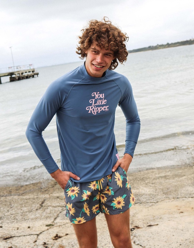 Skwosh - You Little Ripper Rashie in Navy