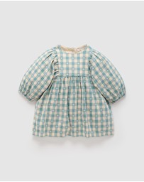 Purebaby - Gathered Dress -Kids-Babies