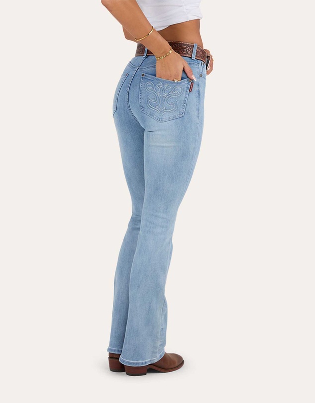 Ringers Western - Penny Rodeo Womens High Rise Bootleg Jean