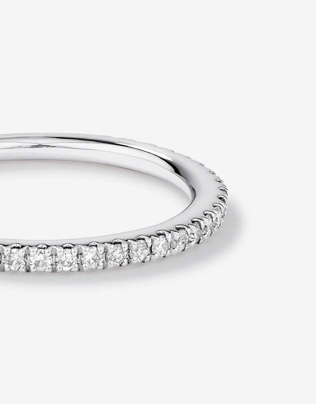 Michael Hill - Wedding Band with 1/5 Carat TW of Diamonds in 14kt White Gold