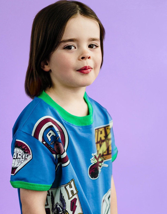 Rock Your Kid - Badge Avengers Tee - Kids-Teens