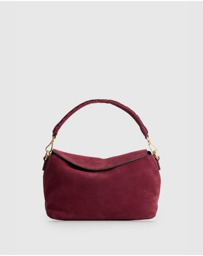 Evity - Clara Suede Leather Grab Bag