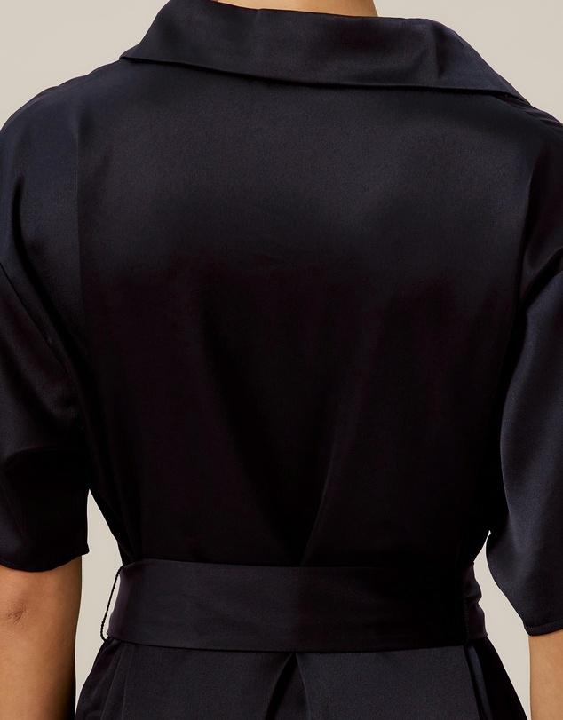 Tussah - Deep V Loose Dress