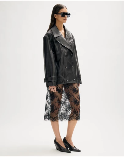 Minima Esenciales - Aisla Lace Midi Skirt