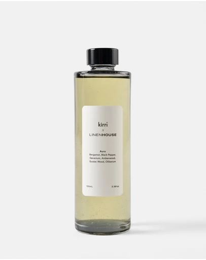 Kirri x Linen House - Aura Wood Diffuser Refill Oil 100ml